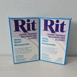 Lot Of 2 Boxes Rit White Wash Laundry Treatment